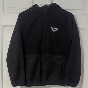 Reebok Black and Dark Gray Jacket